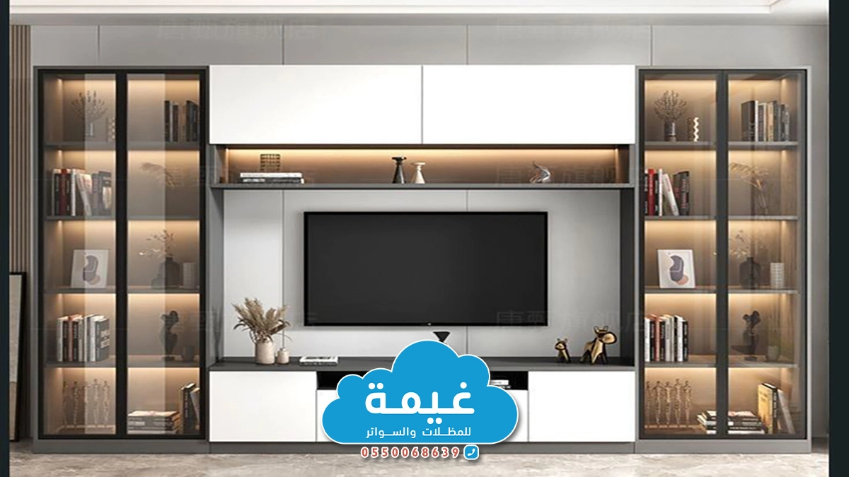 ديكور شاشة تلفزيون جدة