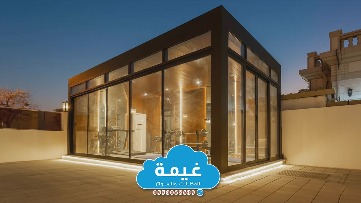 بناء غرف زجاجيه جدة