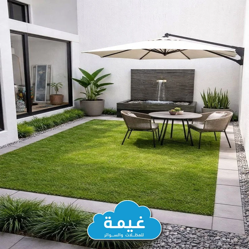 تنسيق حدائق عشب صناعي بجدة