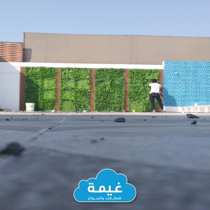 تنسيق جدران حدائق بجدة