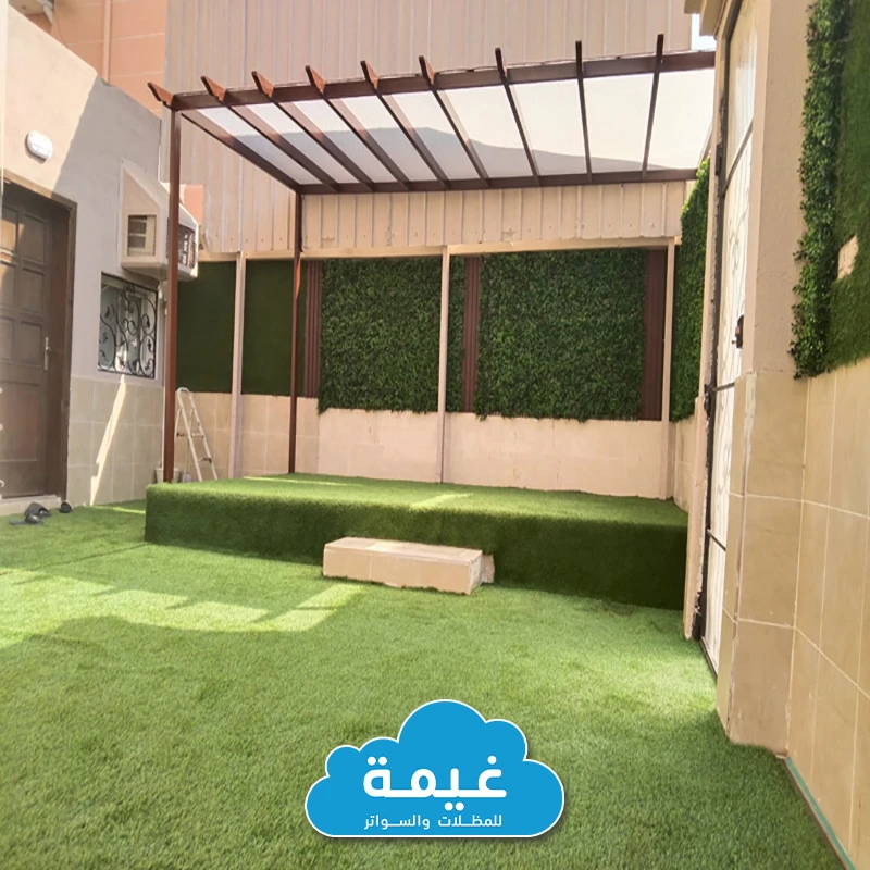تنسيق حدائق عشب صناعي جدة