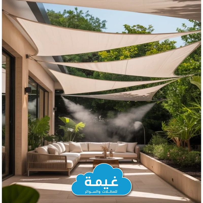 مظلة شراع للحوش جده